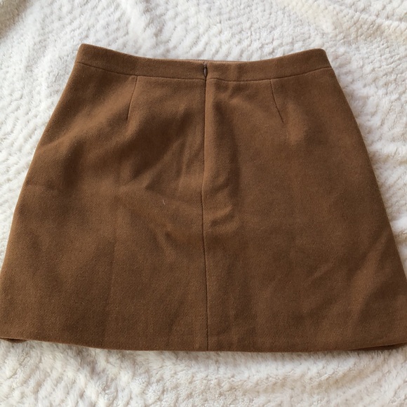 J Crew Mercantile Brown Wool Skirt - Picture 4 of 4